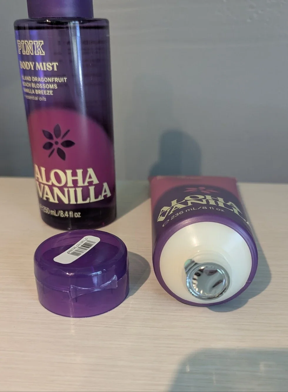 Victoria's Secret Pink Aloha Vanilla Fragrance Mist And Lotion